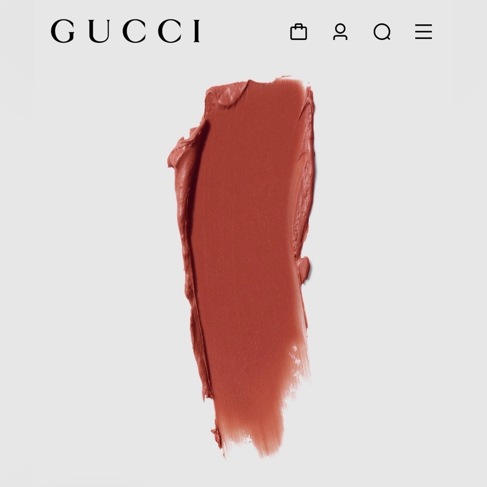 Gucci Rouge Matte Lipstick Janet Rust - Picture 2 of 9